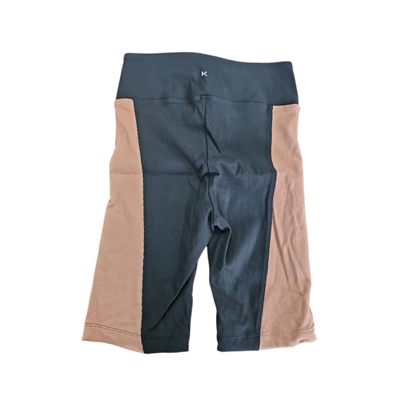 Koral Eternall Rib Biker Shorts Size Small Black Brown - Picture 6 of 7